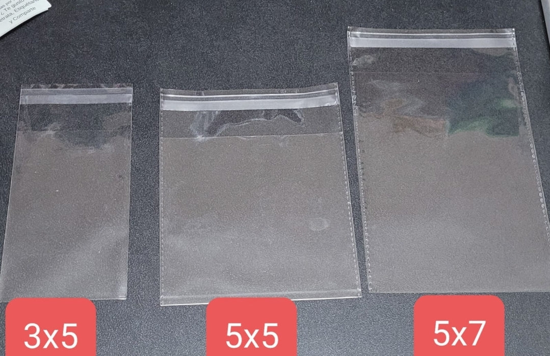 Bolsas Clear 3x5