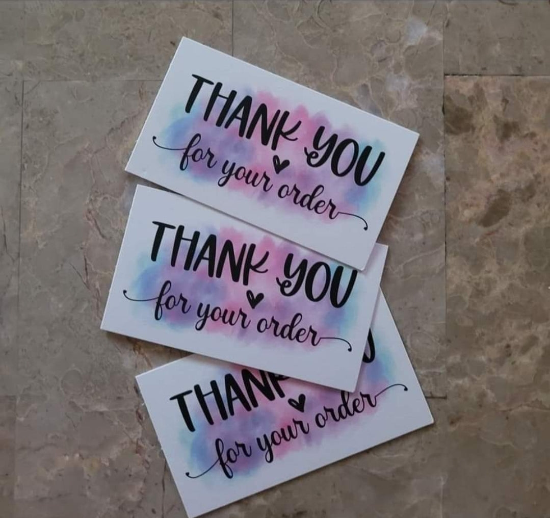 Tarjetas Agradecimiento Splash