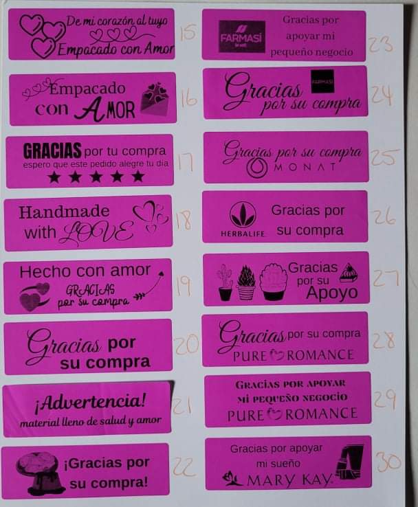 100 Sellos Mensajes Mix