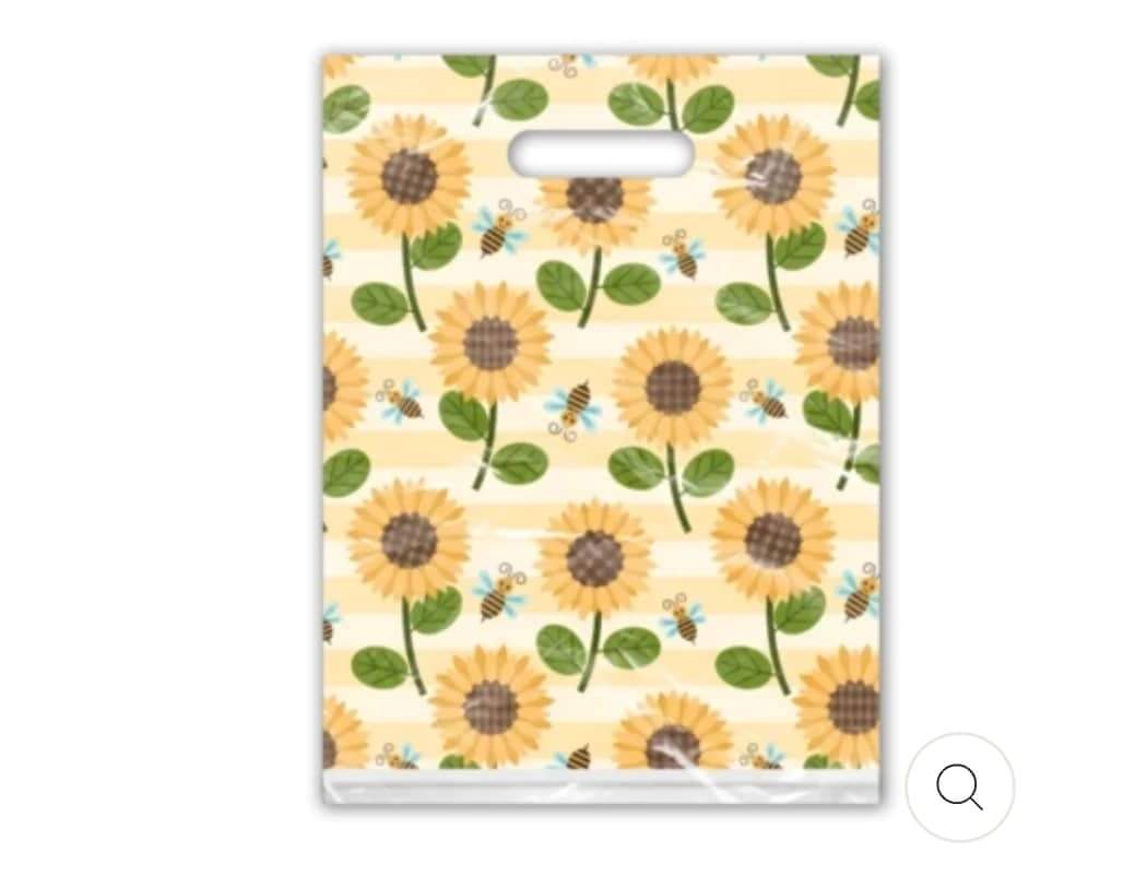 Bolsas de entrega directa Premium 9x12 sunflowers