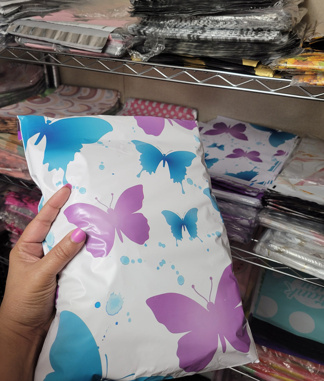 10x13 Bolsa de envio Butterflies