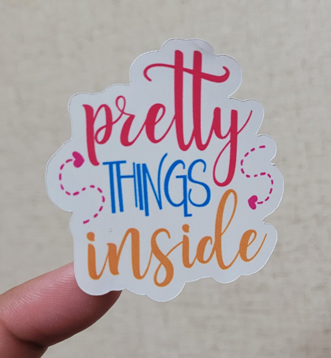 Stickers ALC  Die Cut Pretty Thing Inside
