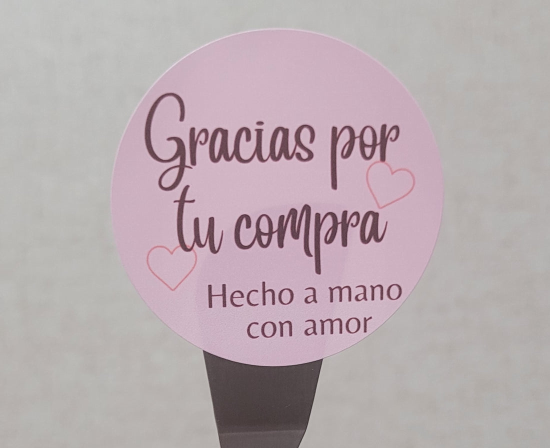 100 Stickers 2&quot; ALC hecho a mano