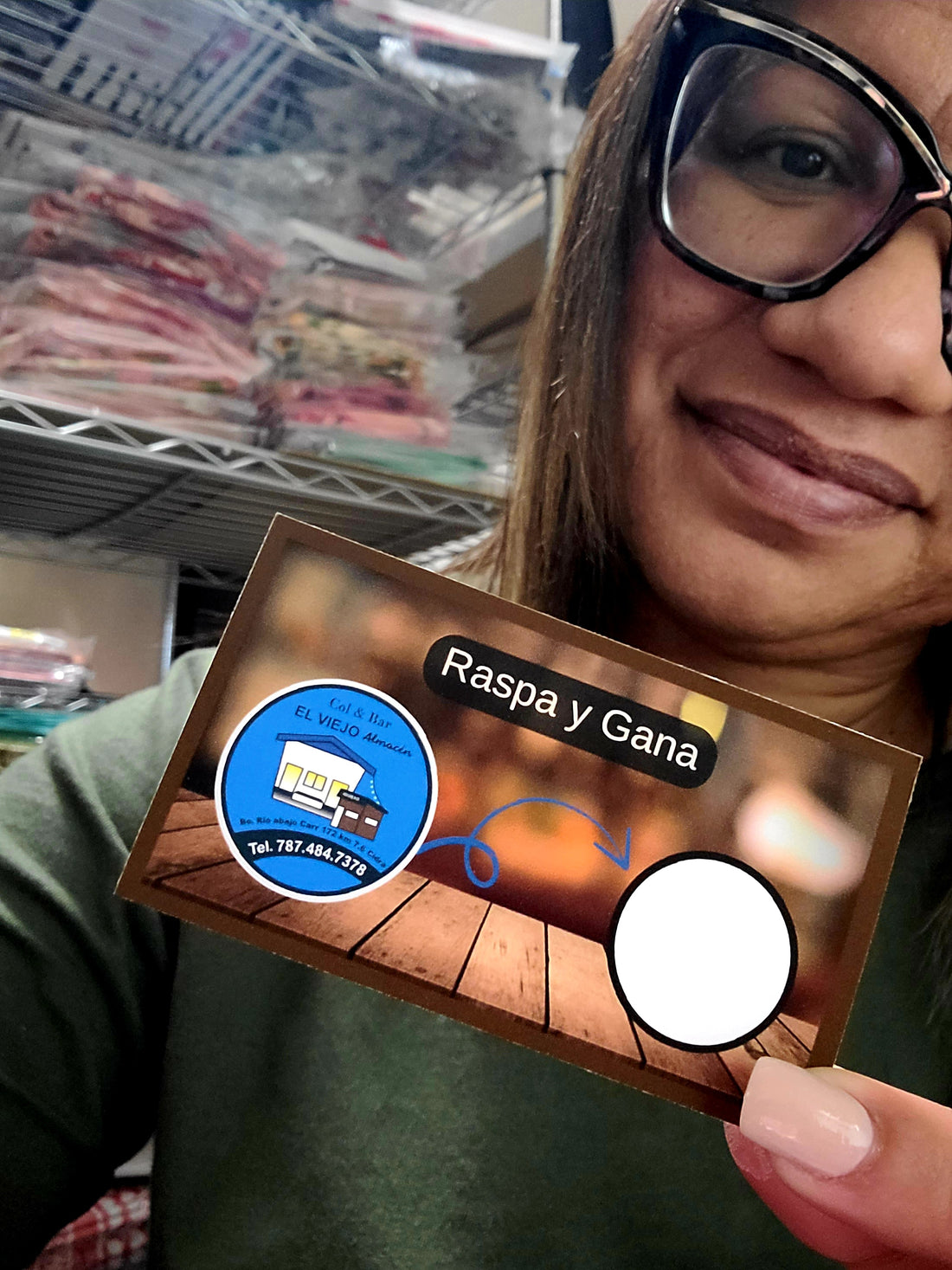 Raspa y gana personalizados Matte White