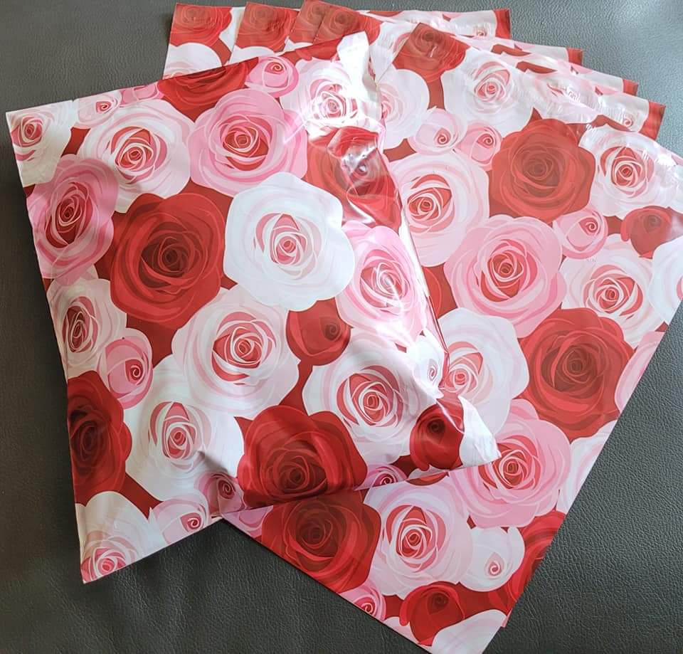 10x13 Bolsa de envio Roses