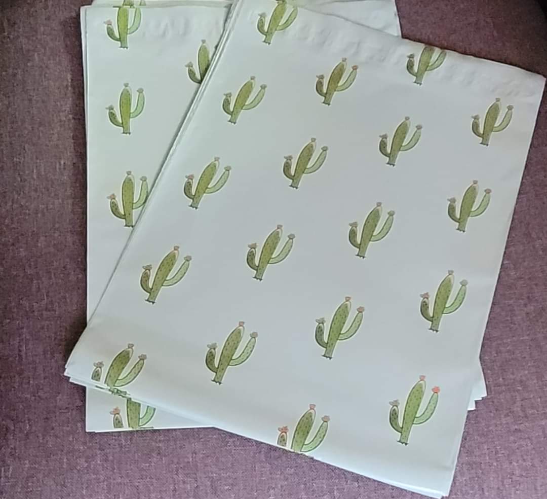 10x13 Bolsa de envio Cactus