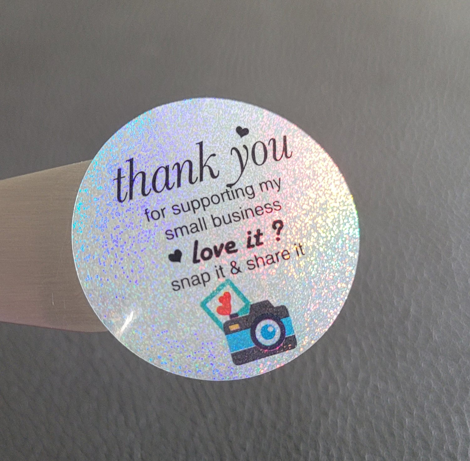 Copia de 100 Sticker Prediseñado Share Holo 1.5&quot;