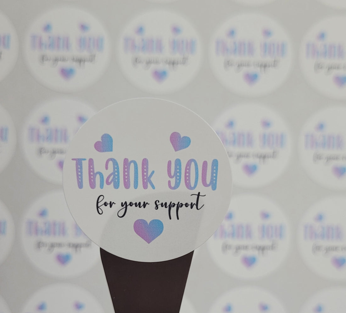 120 Sticker Prediseñado ALC Thank You 1.5&quot;