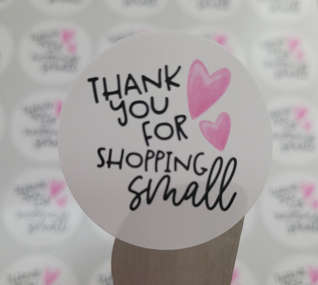 120 Stickers Prediseñado ALC  1.5&quot; Shopping Small