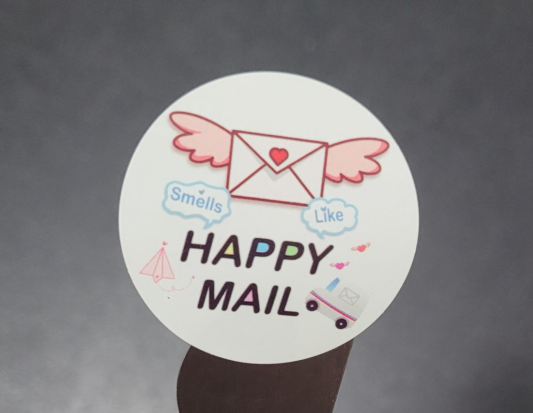 100 Sticker Prediseñado Mail 1.5&quot;