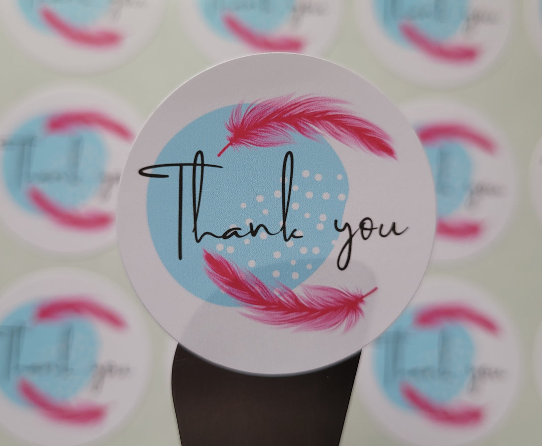 120 Sticker Prediseñado ALC Peacock 1.5"