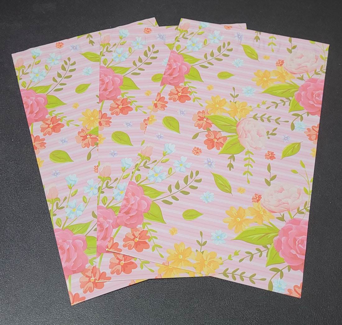 Bolsas de envio 6x9 Florecitas