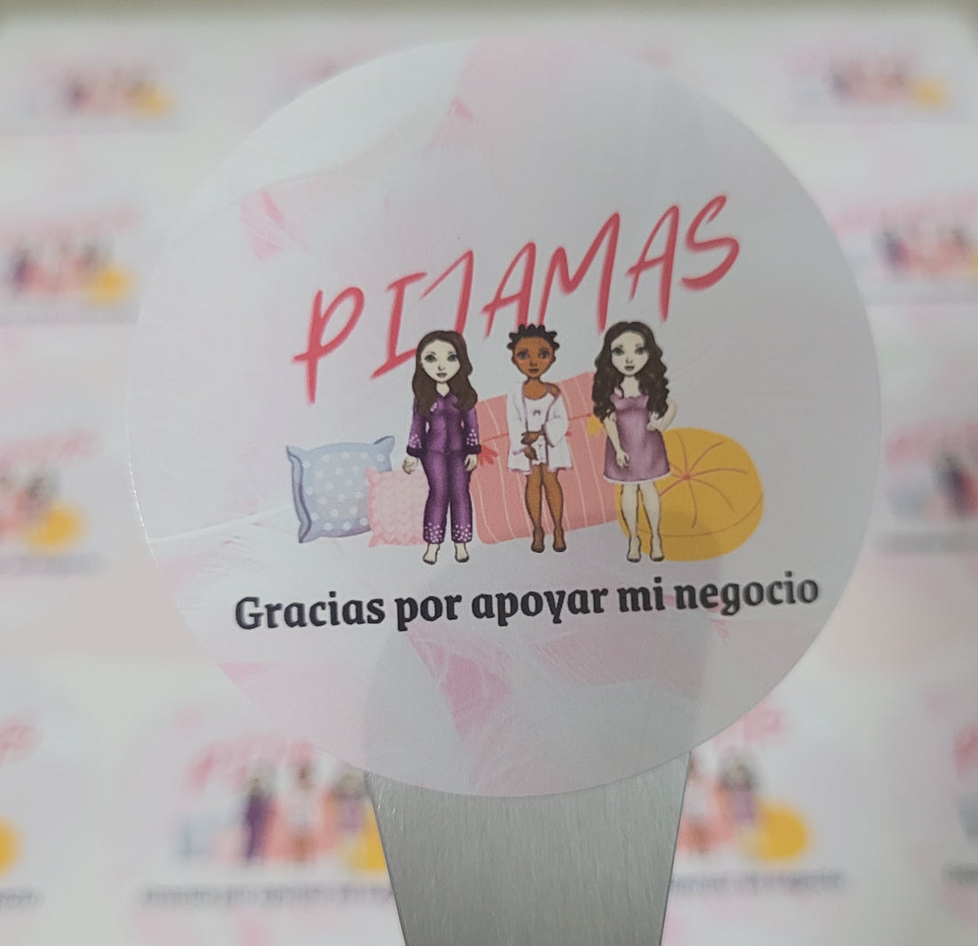 100 Stickers 2&quot; ALC Pijamas