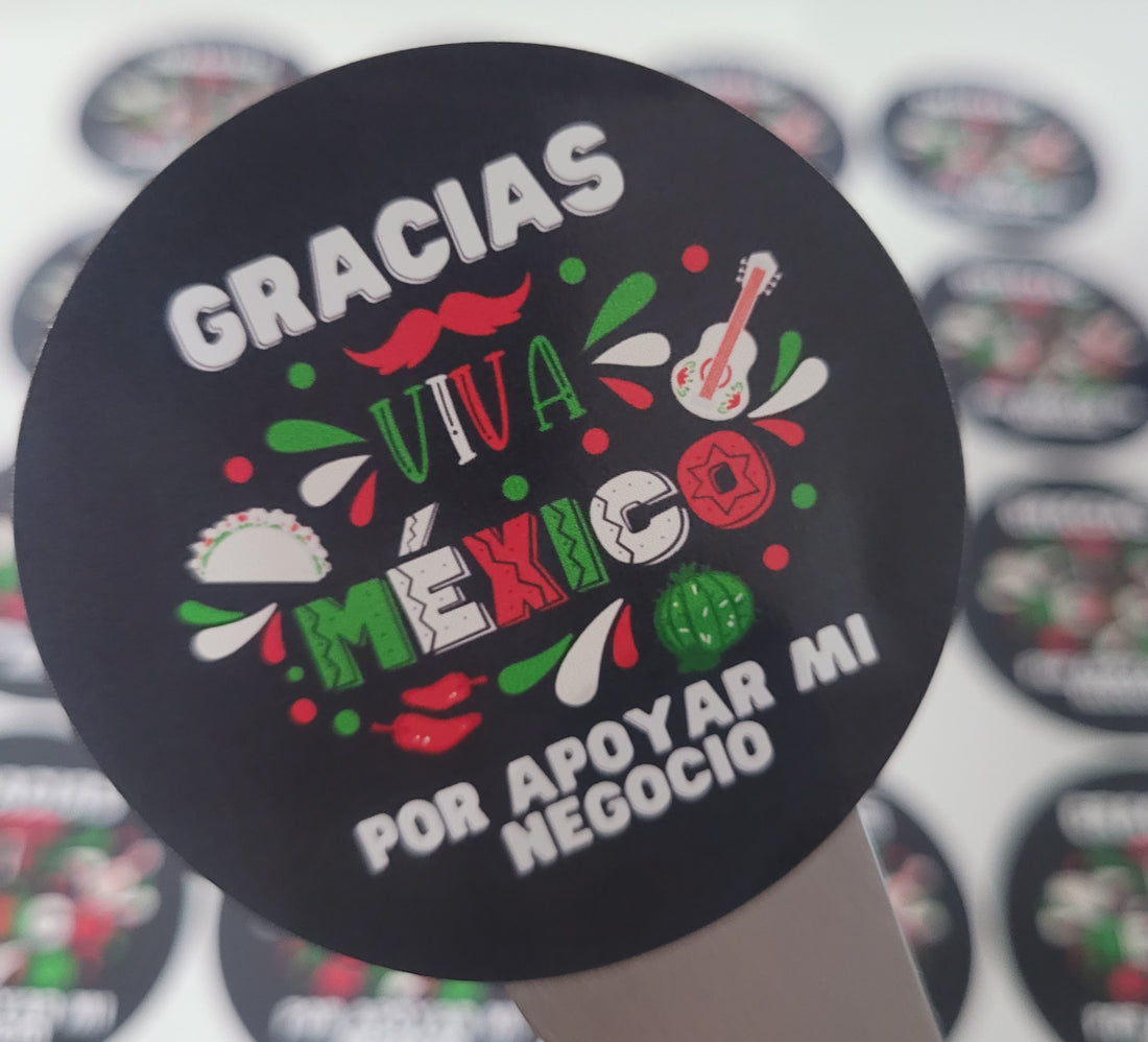 100 Stickers 2" Mexico