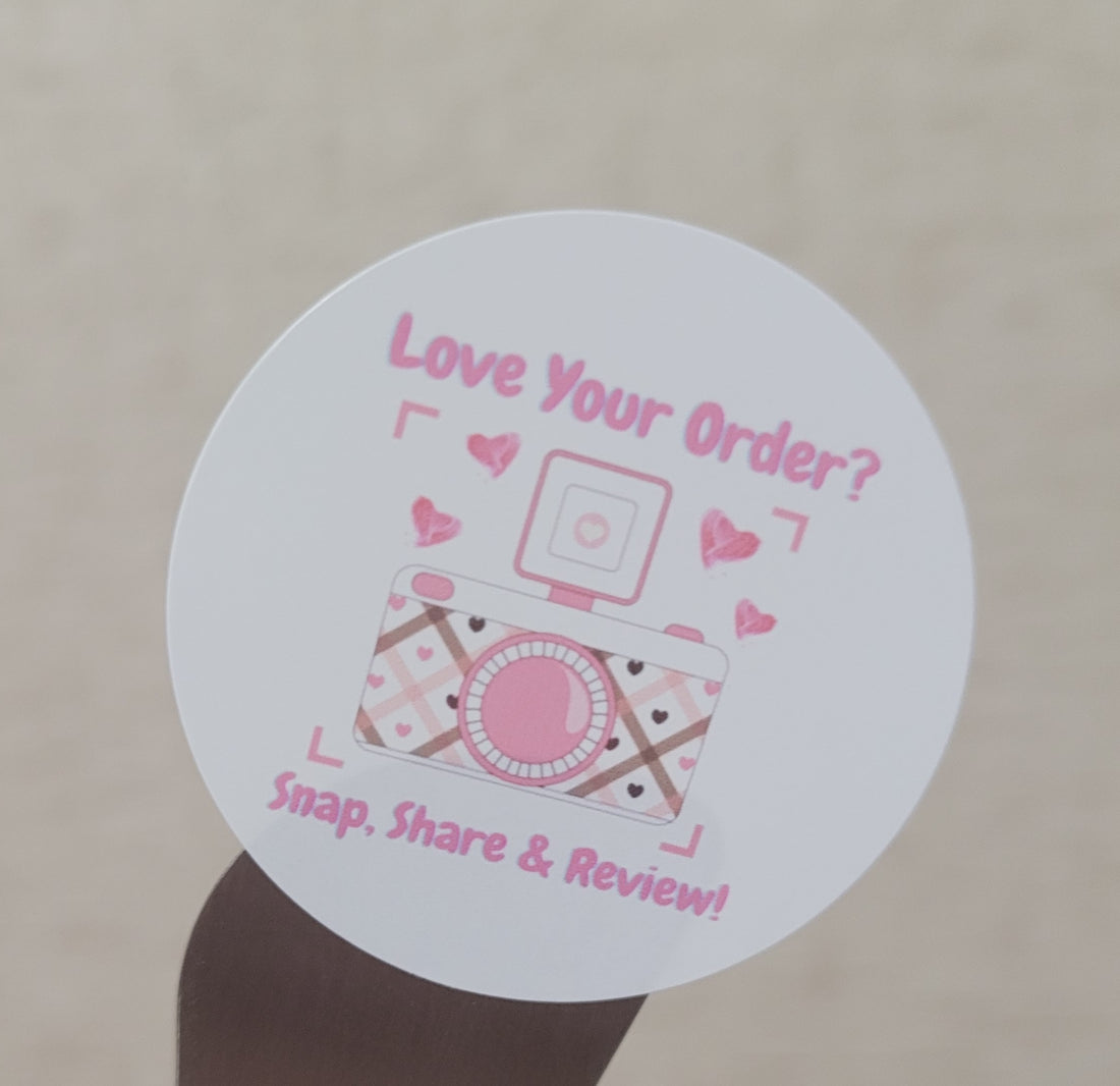 120 Sticker Prediseñado ALC Share Pink 1.5&quot;