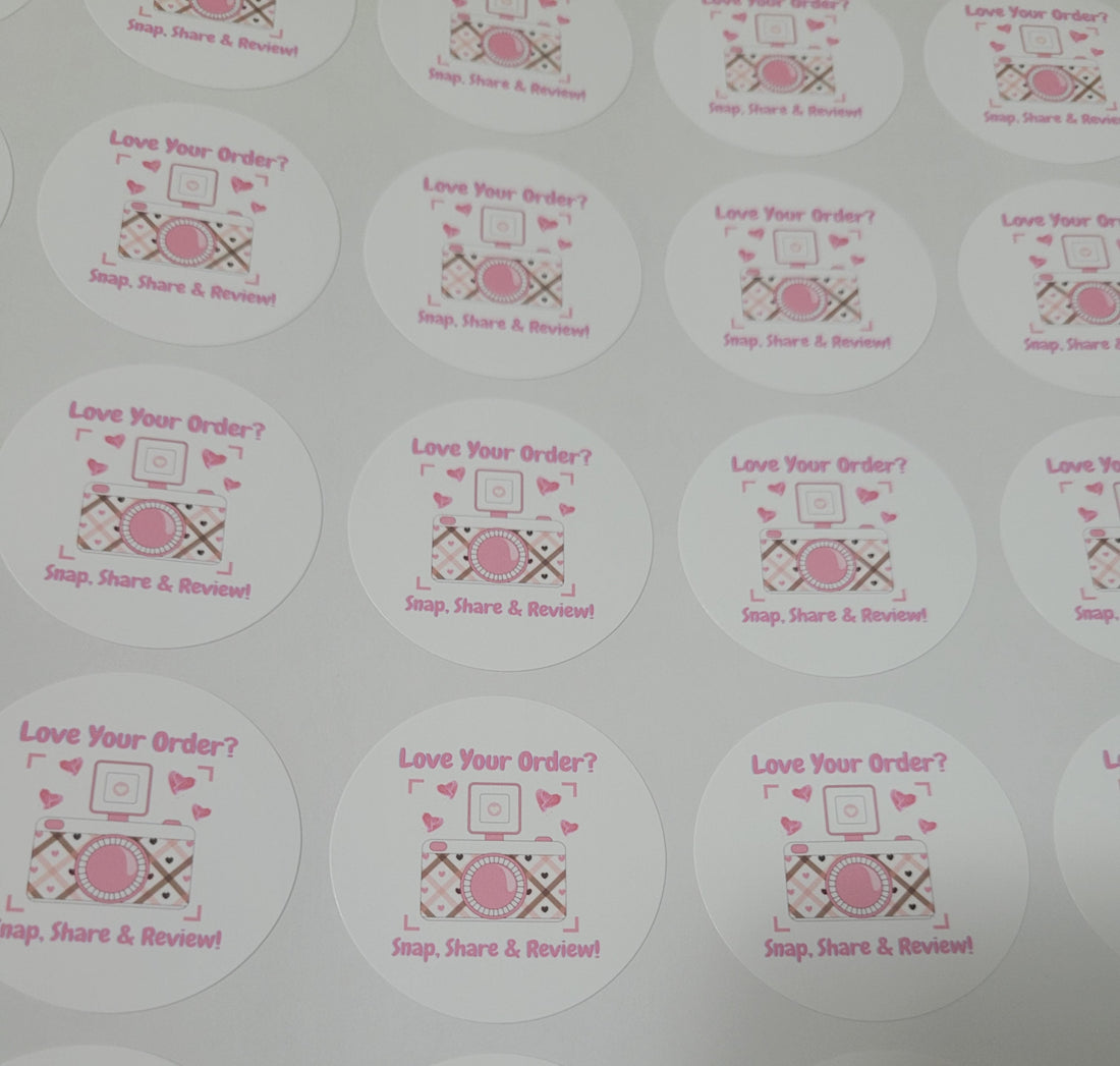 120 Sticker Prediseñado ALC Share Pink 1.5&quot;