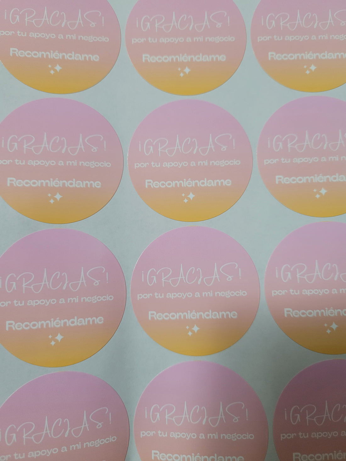100 Stickers 2&quot; ALC Recomiéndame