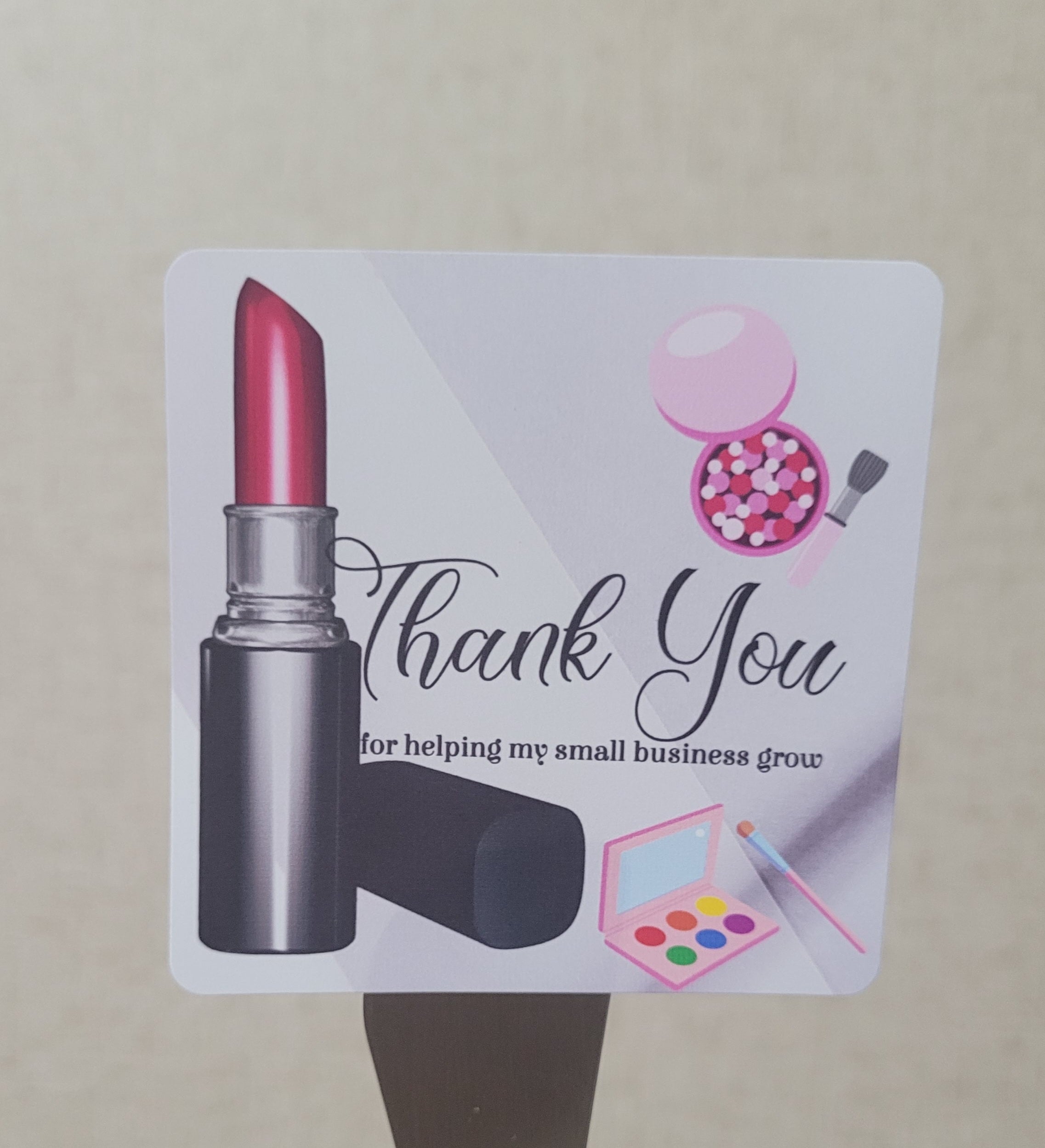 Stickers ALC Makeup 2.5 x 2.5&quot;