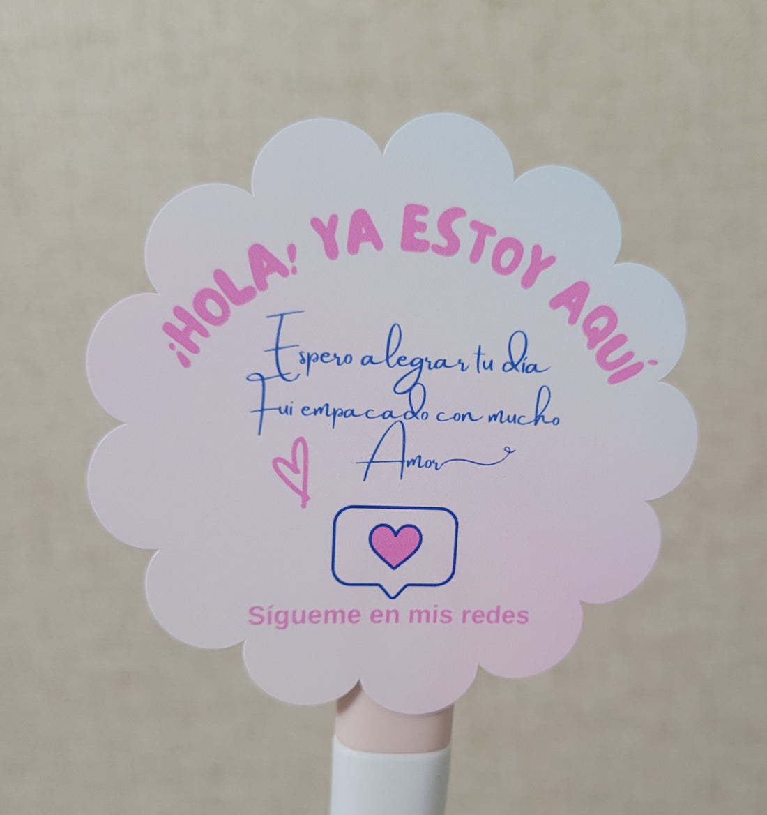 108 Sticker Prediseñado ALC Die Cut Ya estoy aquí