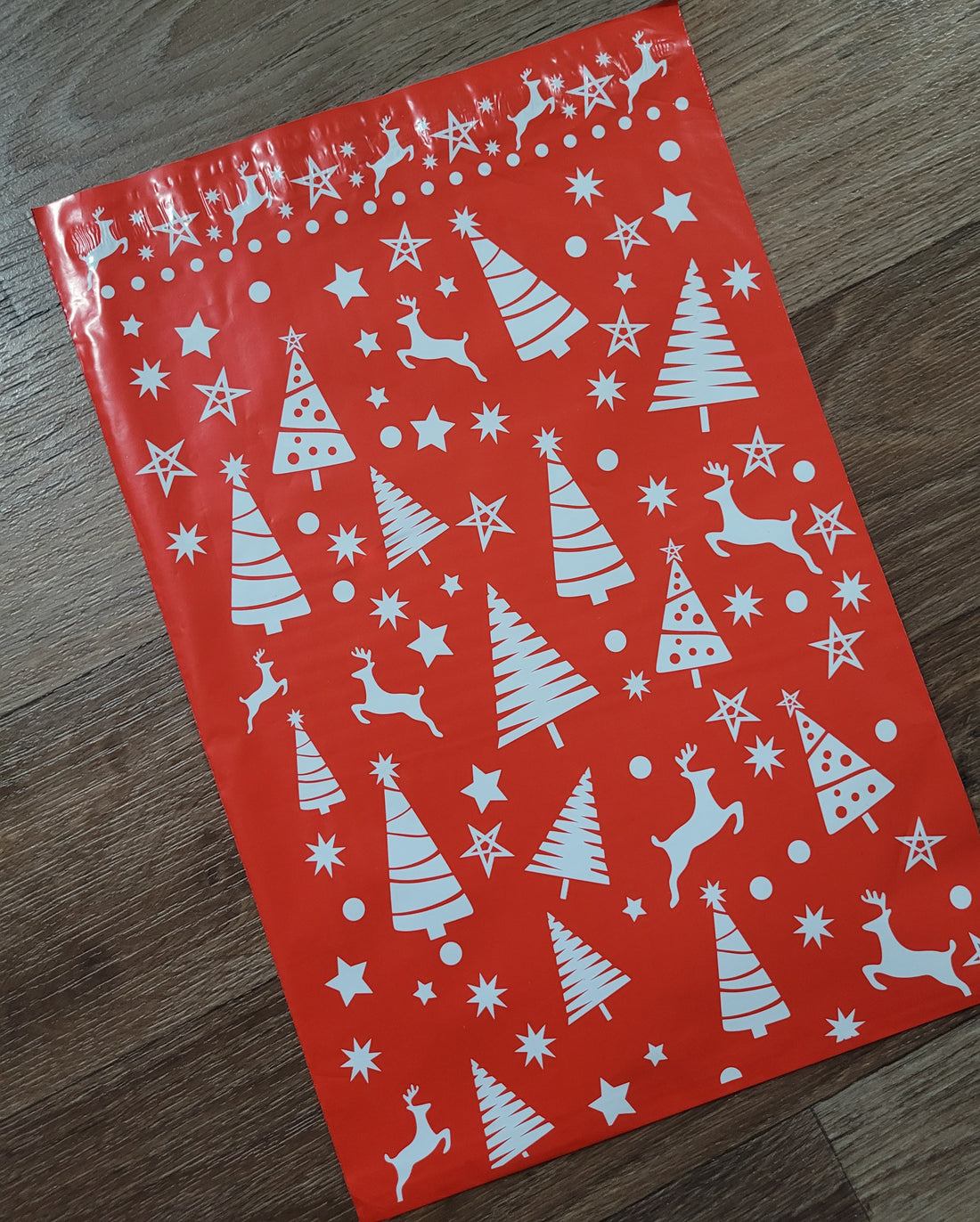 Bolsas de envío 10x13 Red Christmas