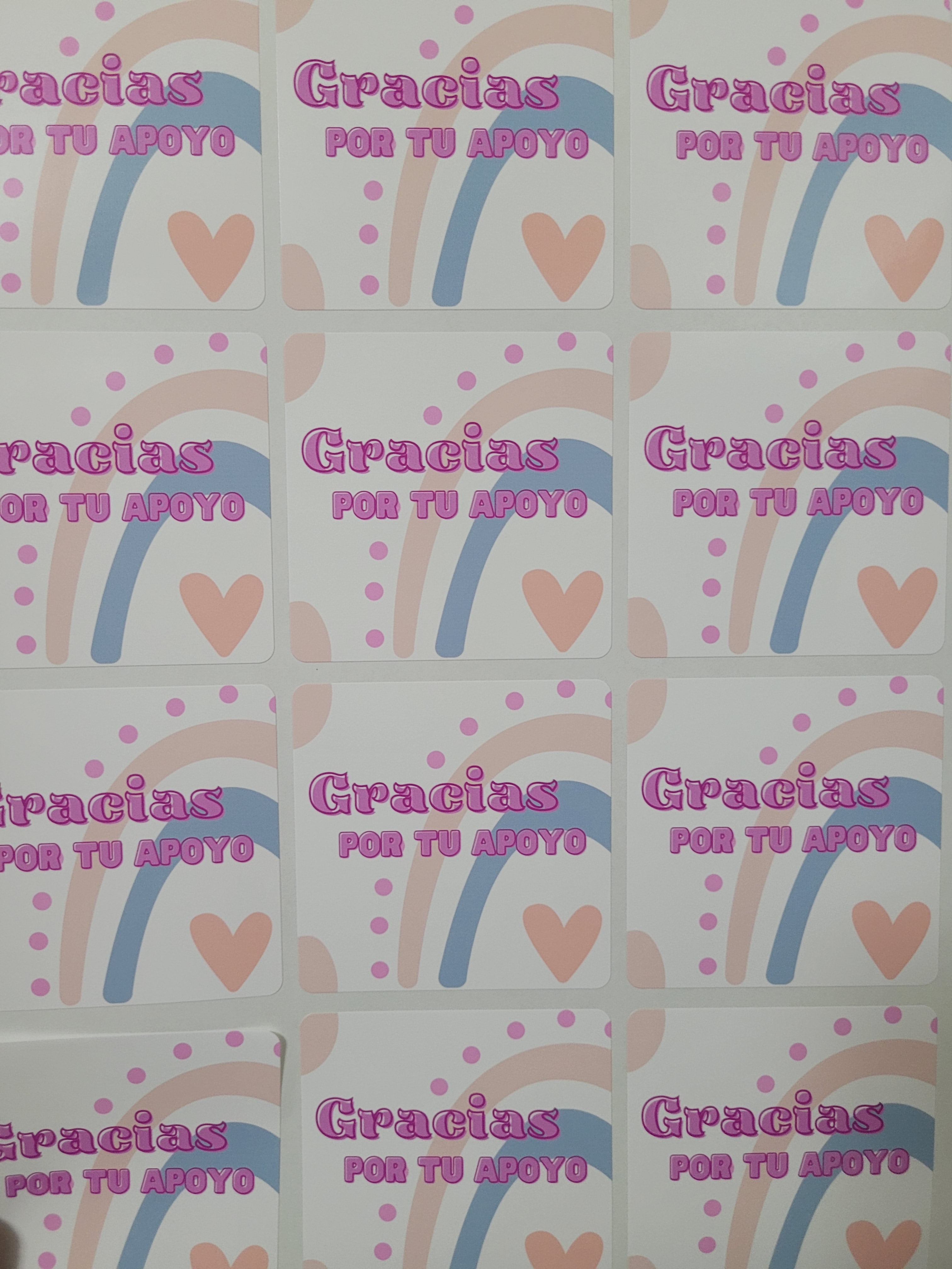 Stickers ALC Rainbow 2.5 x 2.5&quot;