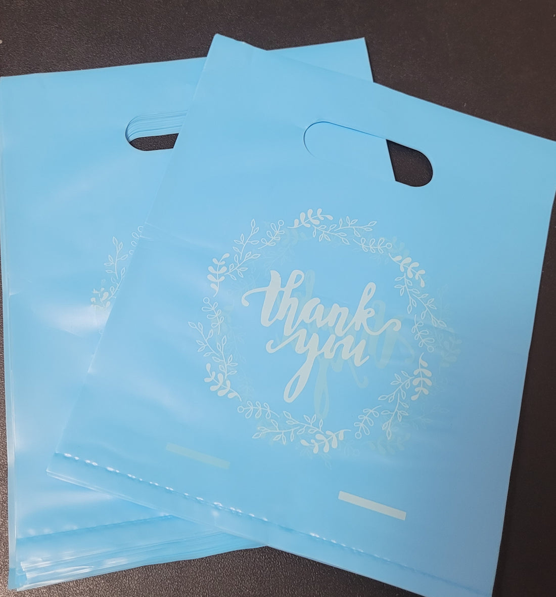 Bolsas ED 6x7 Premium Thank You Blue