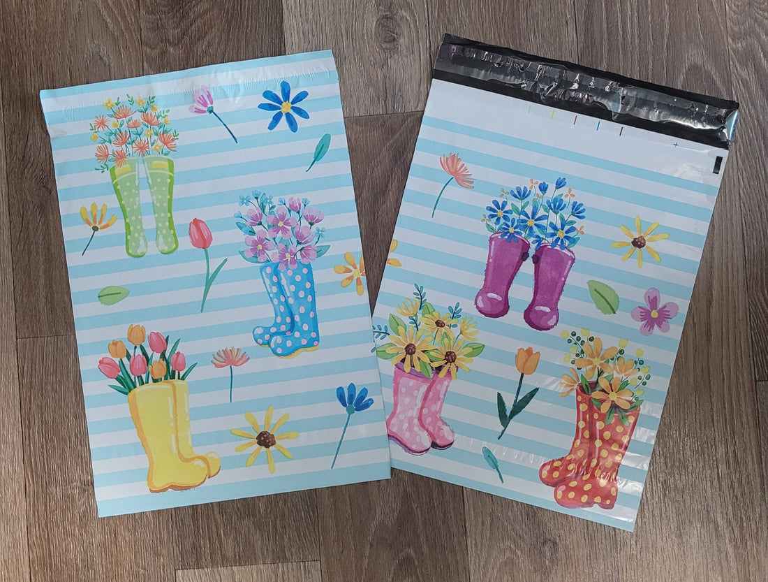 10x13 Bolsa de envio  Water Boots