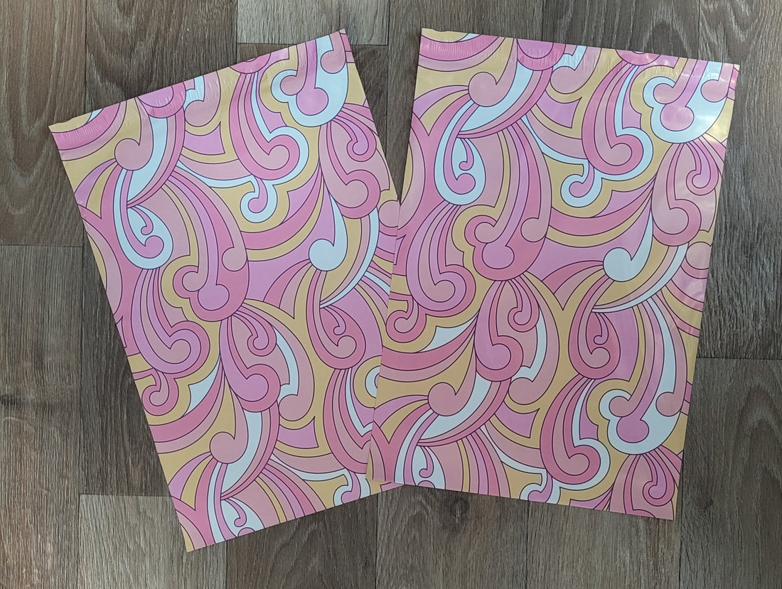 10x13 Bolsa de envio Colorida Pink