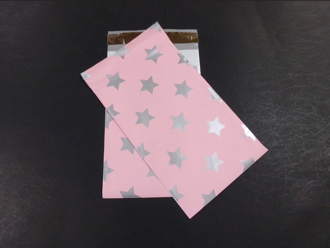 Stars Silver Pink