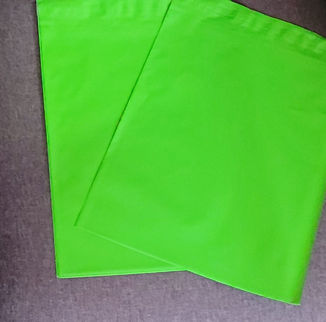 10x13 Bolsa de Envio Lime