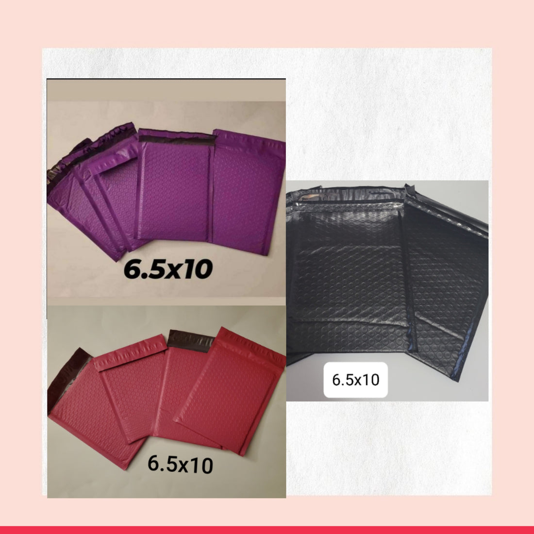 Bubbles mailers 6.5x10