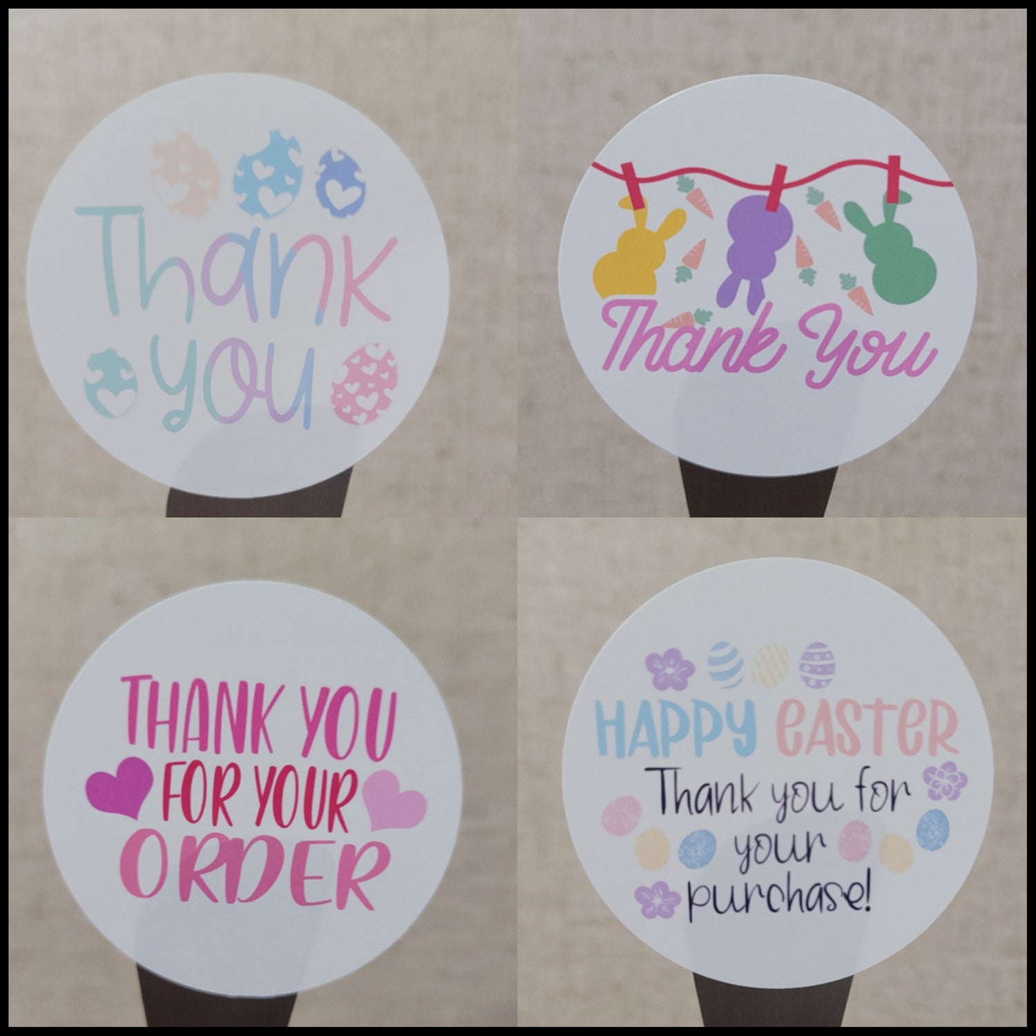 Stickers 2&quot; Easters Bundle
