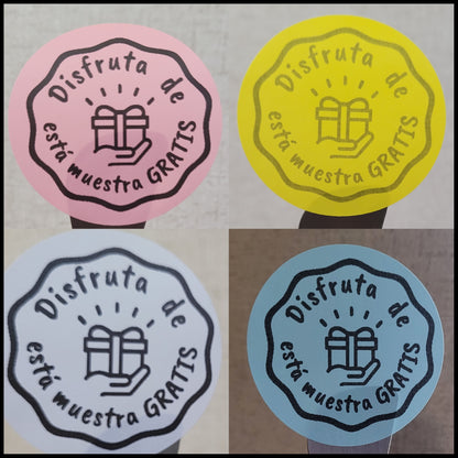 100 Stickers Prediseñados Muestra Gratis
