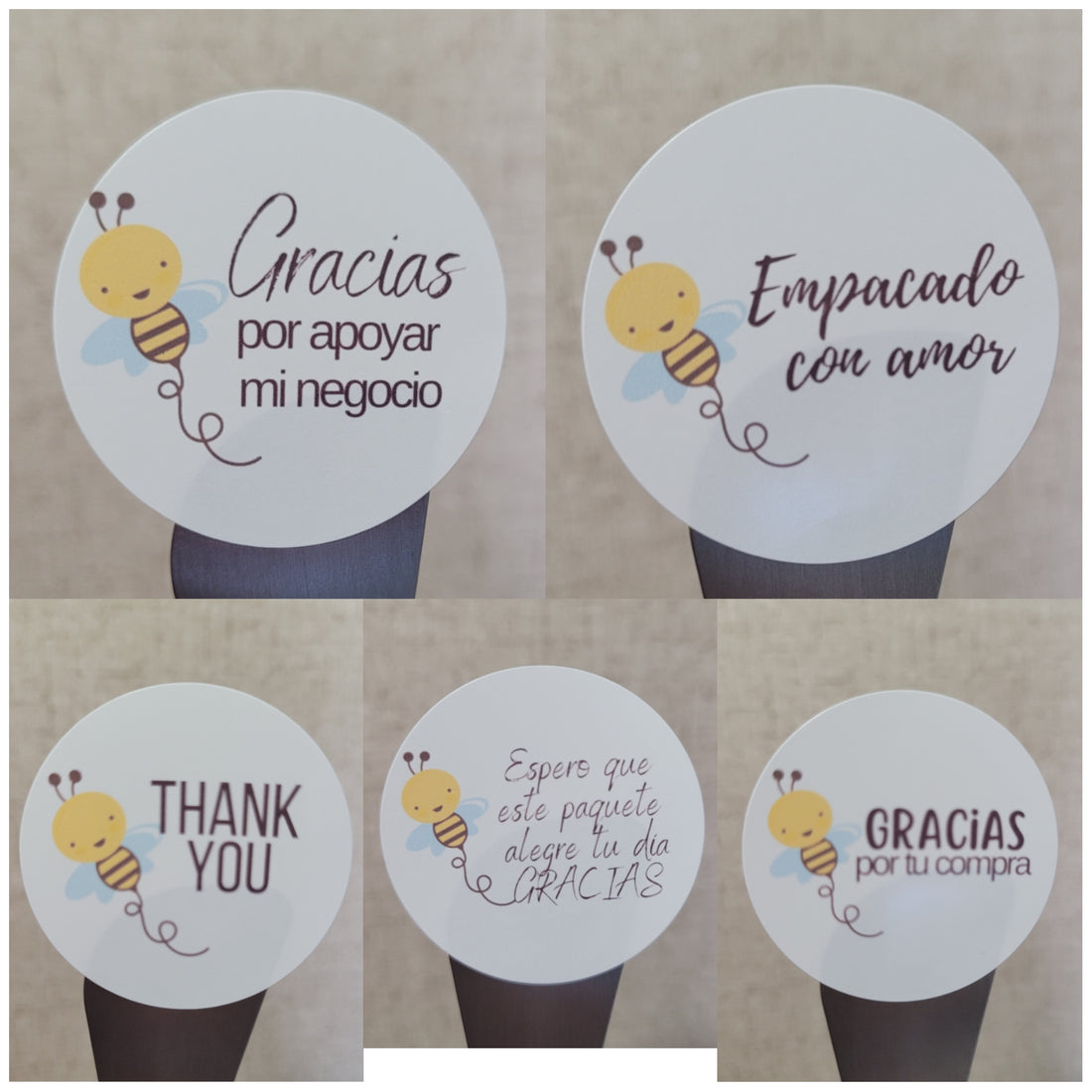 Stickers 1.5" ALC Set Abejita