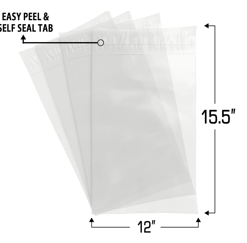 Bolsas Clear 12x15.5